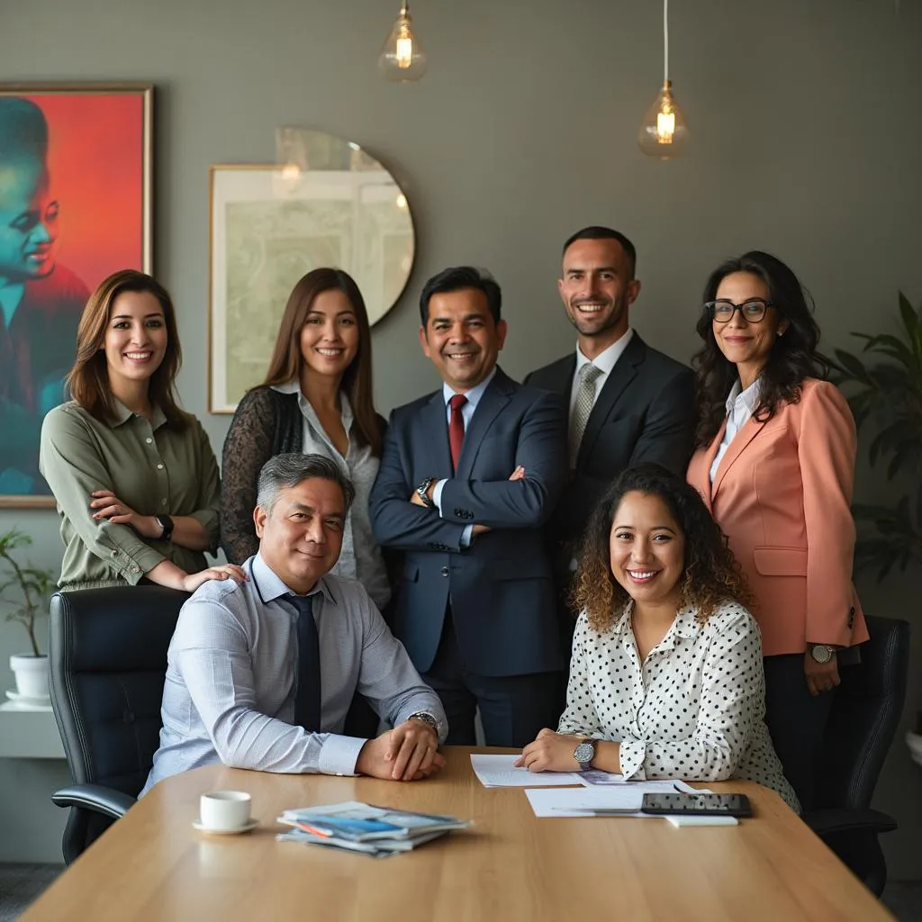 Equipo de FinanCol en la sede principal de Bogotá